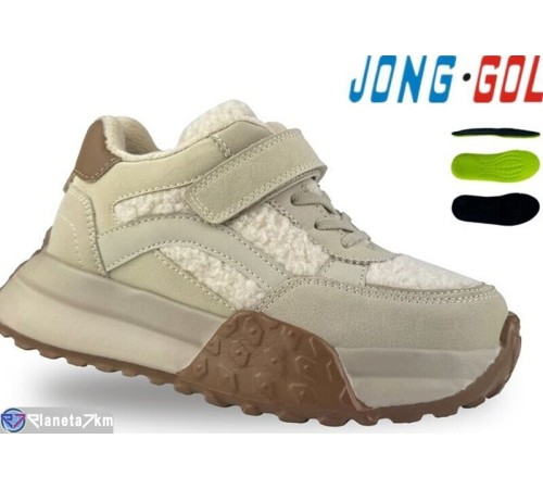 Дитячі кросівки на весну/осінь (8 пар р.33-38) бежевий  "STRONGO"