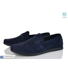 Туфлі чоловічі на весну/осінь (8 пар р.40-45) синій  "Vitta"