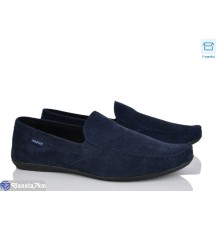 Мокасини чоловічі на весну/осінь (8 пар р.40-45) синій  "Vitta"
