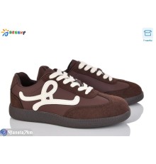 Кросівки жіночі на весну/осінь (8 пар р.36-41) коричневий  "Bessky-Kellaifeng"