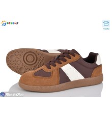Кросівки жіночі на весну/осінь (8 пар р.36-41) коричневий  "Bessky-Kellaifeng"