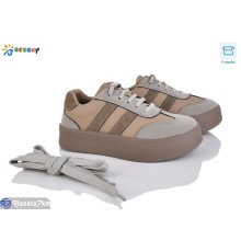 Дитячі кросівки на весну/осінь (8 пар р.32-37) коричневий  "Bessky-Kellaifeng"