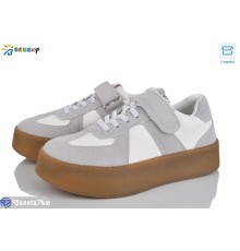 Дитячі кросівки на весну/осінь (8 пар р.32-37) сірий  "Bessky-Kellaifeng"