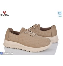 Кросівки жіночі на весну/осінь (8 пар р.37-42) коричневий  "SUBA"