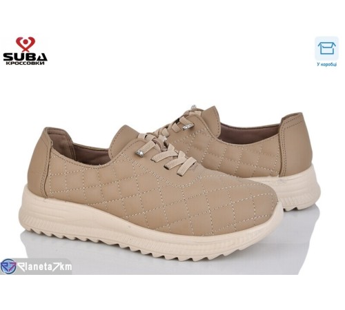 Кросівки жіночі на весну/осінь (8 пар р.37-42) коричневий  "SUBA"