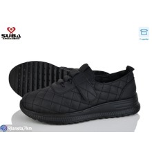 Кросівки жіночі на весну/осінь (8 пар р.37-42) чорний  "SUBA"