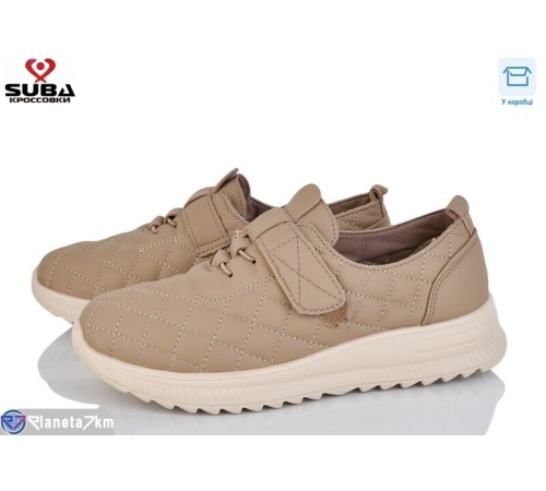 Кросівки жіночі на весну/осінь (8 пар р.37-42) коричневий  "SUBA"
