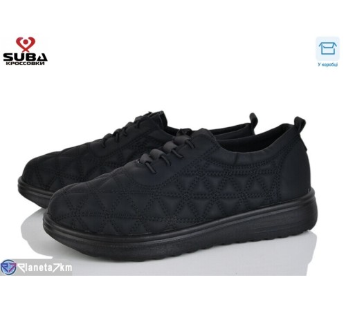 Кросівки жіночі на весну/осінь (6 пар р.40-42) чорний  "SUBA"