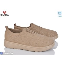 Кросівки жіночі на весну/осінь (6 пар р.40-42) коричневий  "SUBA"