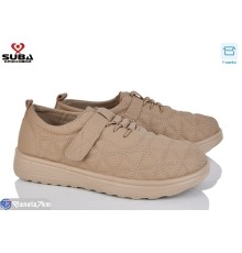 Кросівки жіночі на весну/осінь (6 пар р.40-42) коричневий  "SUBA"