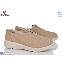 Кросівки жіночі на весну/осінь (8 пар р.37-41) коричневий  "SUBA"