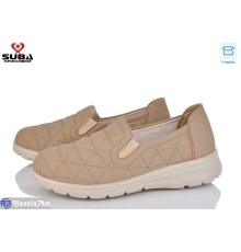 Сліпони жіночі на весну/осінь (8 пар р.37-41) коричневий  "SUBA"