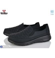 Сліпони жіночі на весну/осінь (8 пар р.37-41) чорний  "SUBA"
