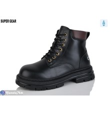 Черевики жіночі на весну/осінь (6 пар р.36-40) чорний  "Super Gear"