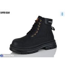 Черевики жіночі на весну/осінь (6 пар р.36-40) чорний  "Super Gear"