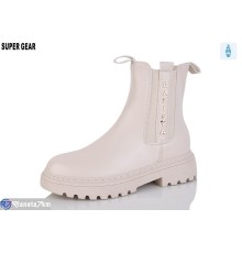Черевики жіночі на весну/осінь (6 пар р.36-41) бежевий  "Super Gear"