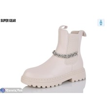 Черевики жіночі на весну/осінь (6 пар р.36-41) бежевий  "Super Gear"