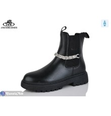 Черевики жіночі на весну/осінь (6 пар р.36-41) чорний  "Jibukang"