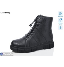 Черевики жіночі на зиму (6 пар р.37-42) чорний  "Trendy"
