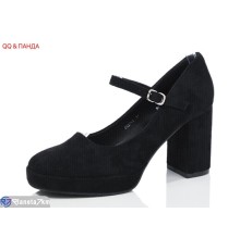 Туфлі жіночі на весну/осінь (6 пар р.36-40) чорний  "QQ&Панда"