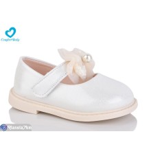 Дитячі туфлі на весну/осінь (7 пар р.21-25) білий  "Comfort-baby"
