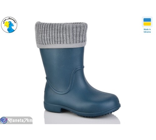Дитячі чоботи з піни на весну/осінь (8 пар р.22-28) синій  "Jose Amorales" Дитячі чоботи з піни на весну/осінь (8 пар р.22-28) синій  "Jose Amorales"