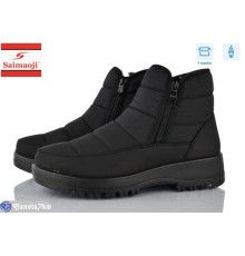 Дутики жіночі на зиму (8 пар р.37-42) чорний  "Saimaoji"