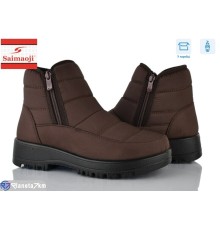 Дутики жіночі на зиму (8 пар р.37-42) коричневий  "Saimaoji"