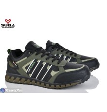 Кросівки чоловічі на весну/осінь (8 пар р.41-46) чорний  "SUBA"