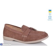 Туфлі жіночі на весну/осінь (6 пар р.37-41) коричневий  "LIKA"