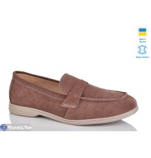 Туфлі жіночі на весну/осінь (6 пар р.37-41) коричневий  "LIKA"