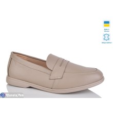 Туфлі жіночі на весну/осінь (6 пар р.37-41) бежевий  "LIKA"