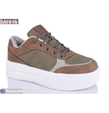 Кросівки жіночі на весну/осінь (8 пар р.37-41) коричневий  "Sayota"