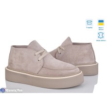 Черевики жіночі на весну/осінь (6 пар р.36-41) бежевий  "ERIKA"