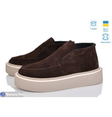 Черевики жіночі на весну/осінь (6 пар р.36-41) коричневий  "ERIKA"