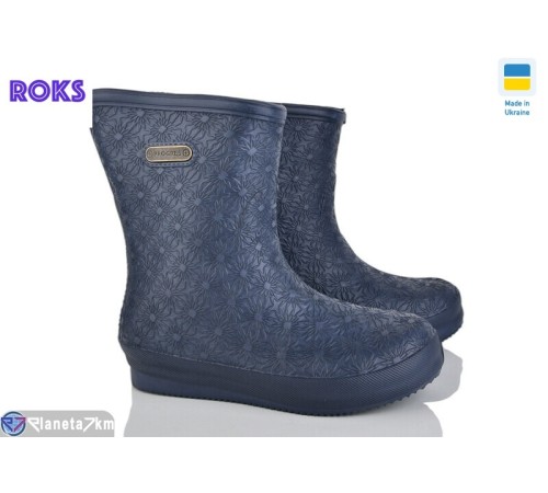 Жіночі чоботи з піни на весну/осінь (6 пар р.37-41) синій  "Roks"