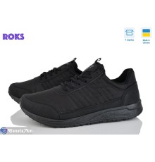 Кросівки чоловічі на весну/осінь (6 пар р.40-45) чорний  "Roks"
