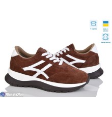 Кросівки жіночі на весну/осінь (6 пар р.36-40) коричневий  "FOX"