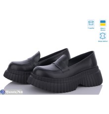 Туфлі жіночі на весну/осінь (6 пар р.36-40) чорний  "Linda"