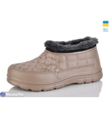 Калоші жіночі на зиму (6 пар р.36-41) коричневий  "Korka"