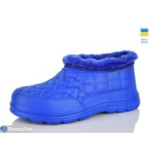 Калоші жіночі на зиму (6 пар р.36-41) синій  "Korka"