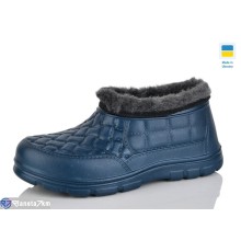 Калоші жіночі на зиму (6 пар р.36-41) синій  "Korka"