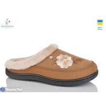 Тапки жіночі на весну/осінь (8 пар р.37-41) camel  "Acorus"