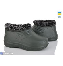 Калоші дитячі на весну/осінь (8 пар р.26-36) хакі  "LEO"