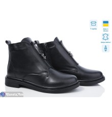 Черевики жіночі на весну/осінь (6 пар р.37-40) чорний  "Linda"
