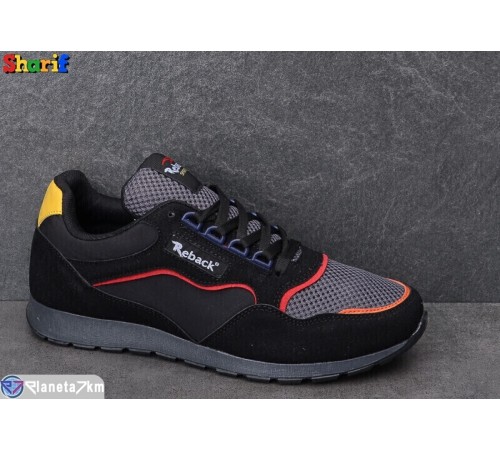 Кросівки чоловічі на весну/осінь (8 пар р.40-44) чорний  "Sharif"