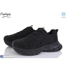 Кросівки жіночі на весну/осінь (8 пар р.36-41) чорний  "Dageni"