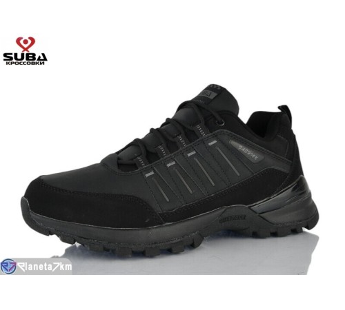 Кросівки чоловічі на весну/осінь (8 пар р.41-46) чорний  "SUBA"