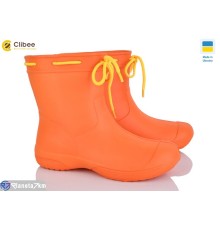 Жіночі чоботи з піни на весну/осінь (6 пар р.36-41) оранжевий  "BELIES"