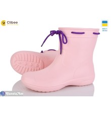 Жіночі чоботи з піни на весну/осінь (6 пар р.36-41) рожевий  "BELIES"